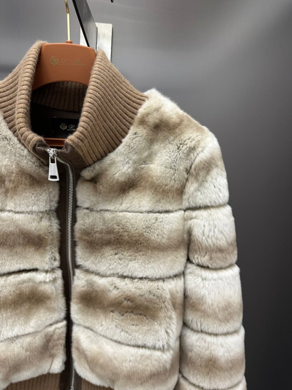 Loro Piana Rex Rabbit Fur Jacket - Picture 5 of 9